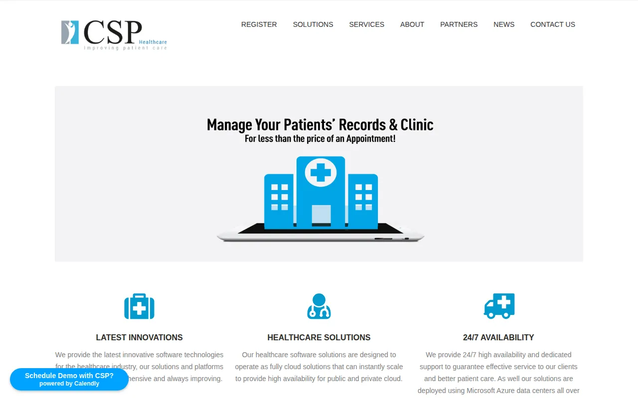 absolute emr software interface screenshot