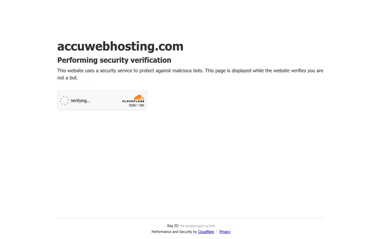 accuweb hosting software interface screenshot