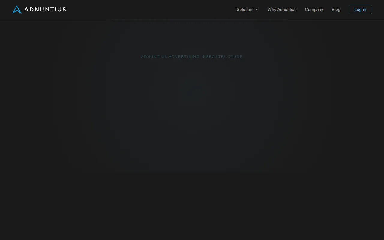 adnuntius advertising software interface screenshot