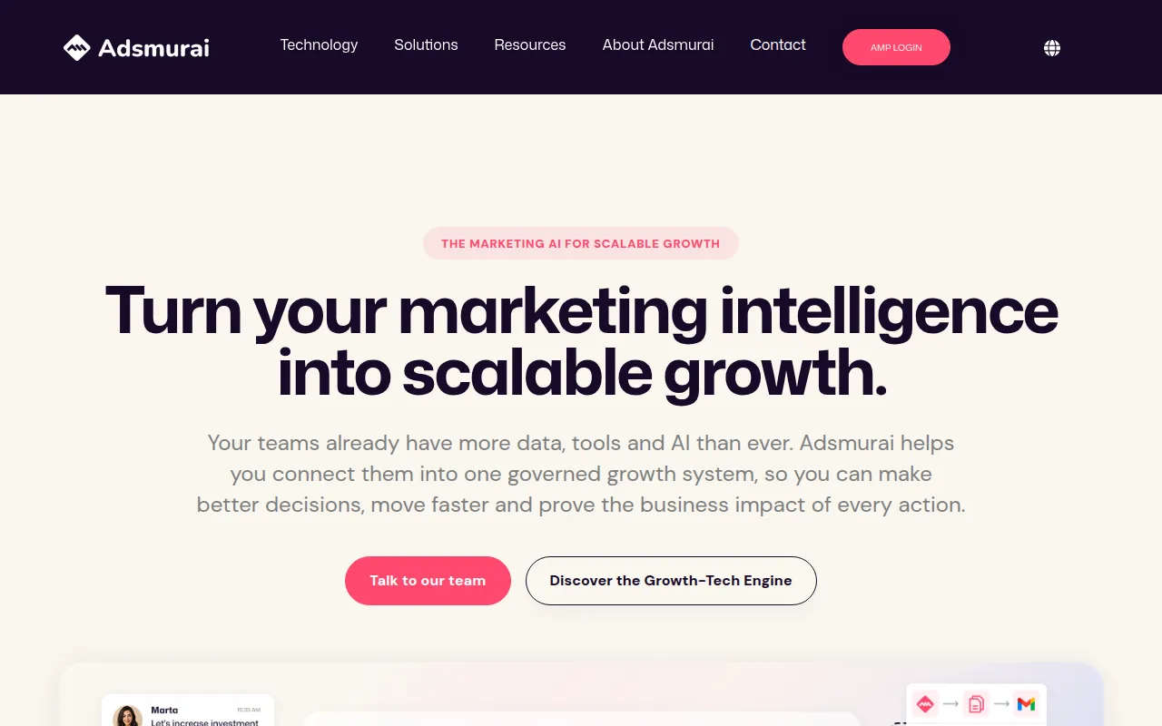 adsmurai software interface screenshot