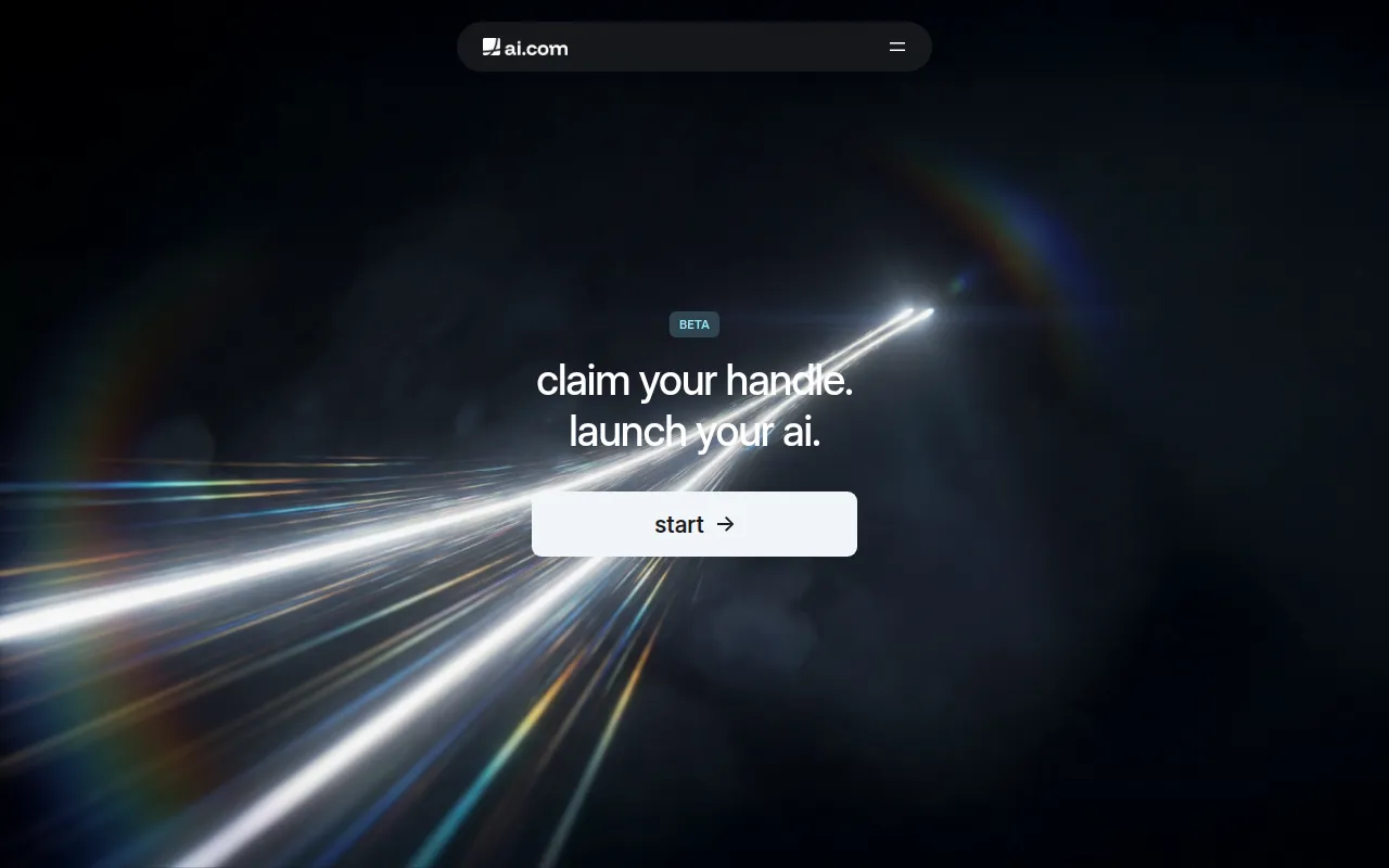 ai software interface screenshot