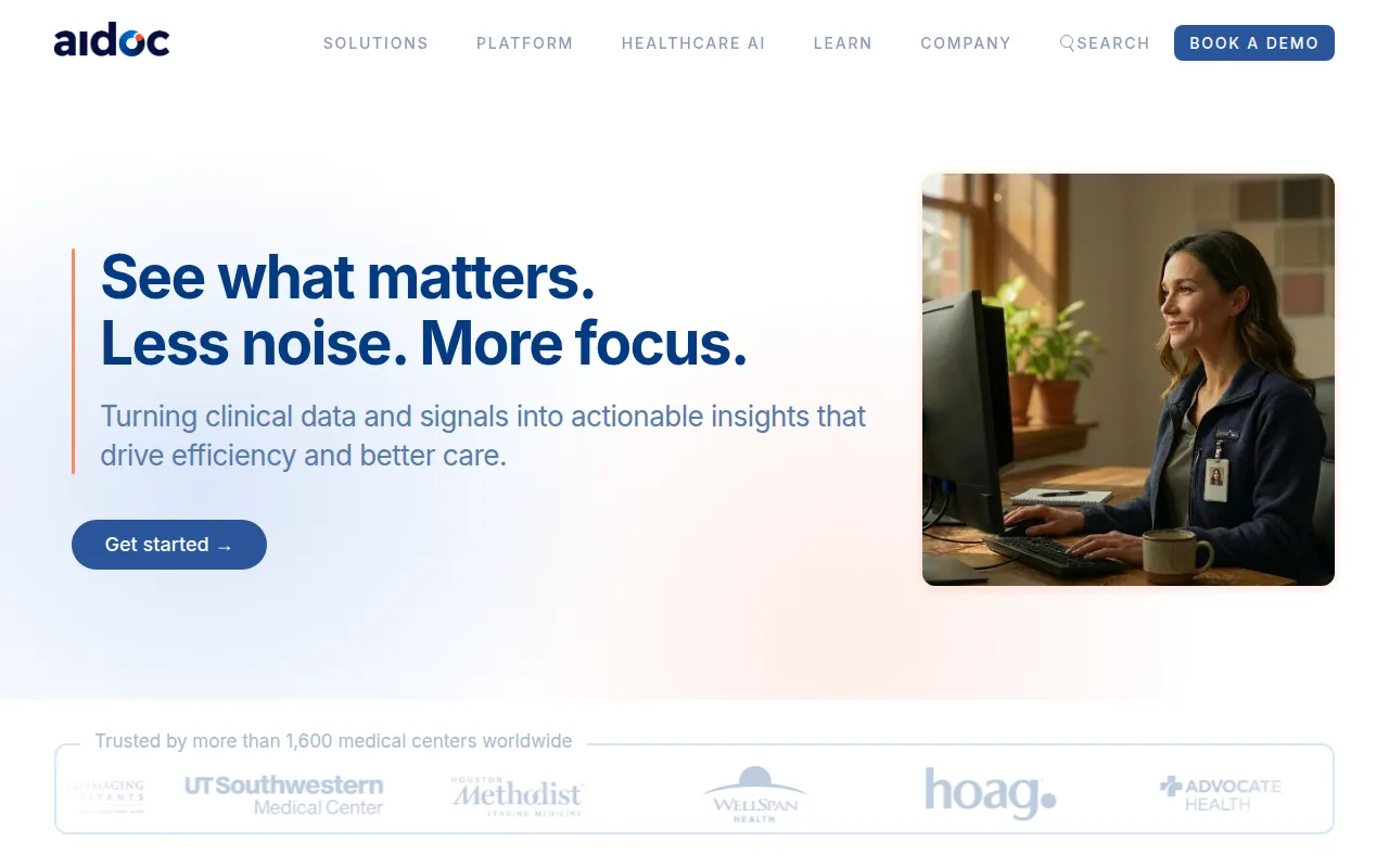 aidoc software interface screenshot