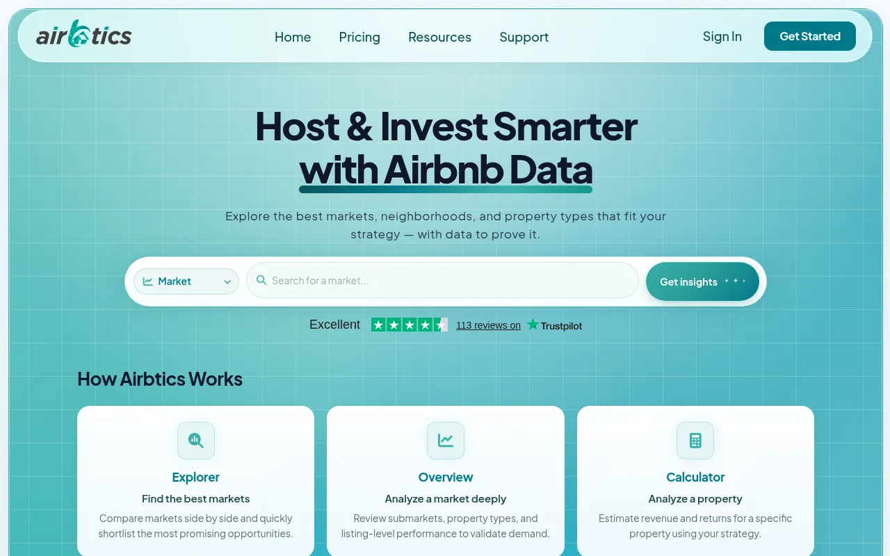 airbtics software interface screenshot