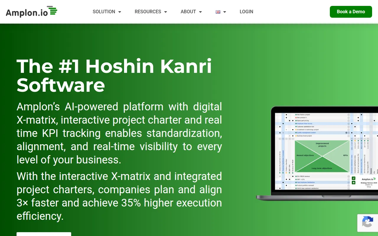 amplon software interface screenshot