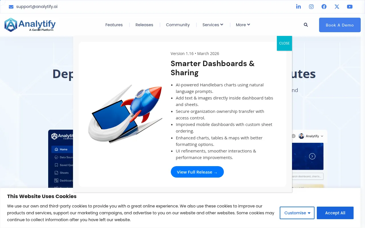 analytify software interface screenshot
