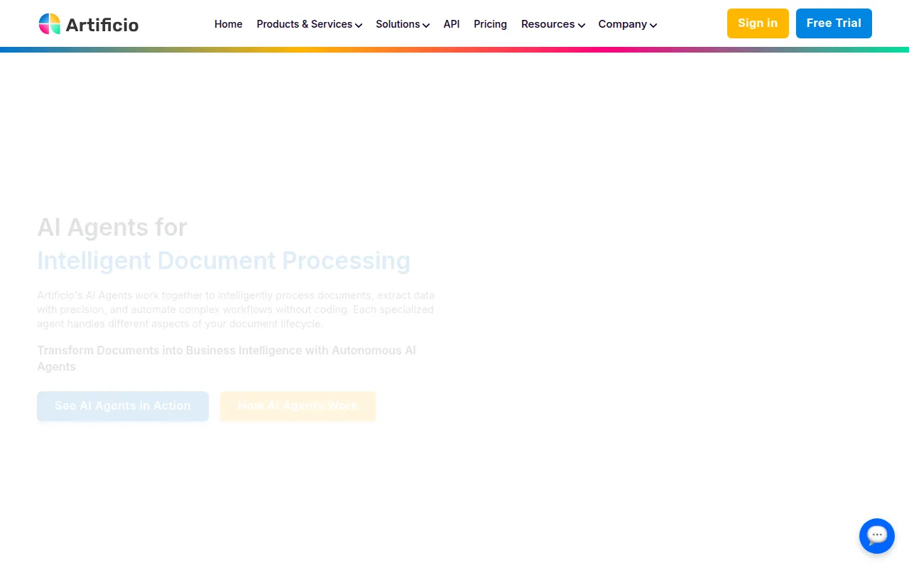artificio software interface screenshot