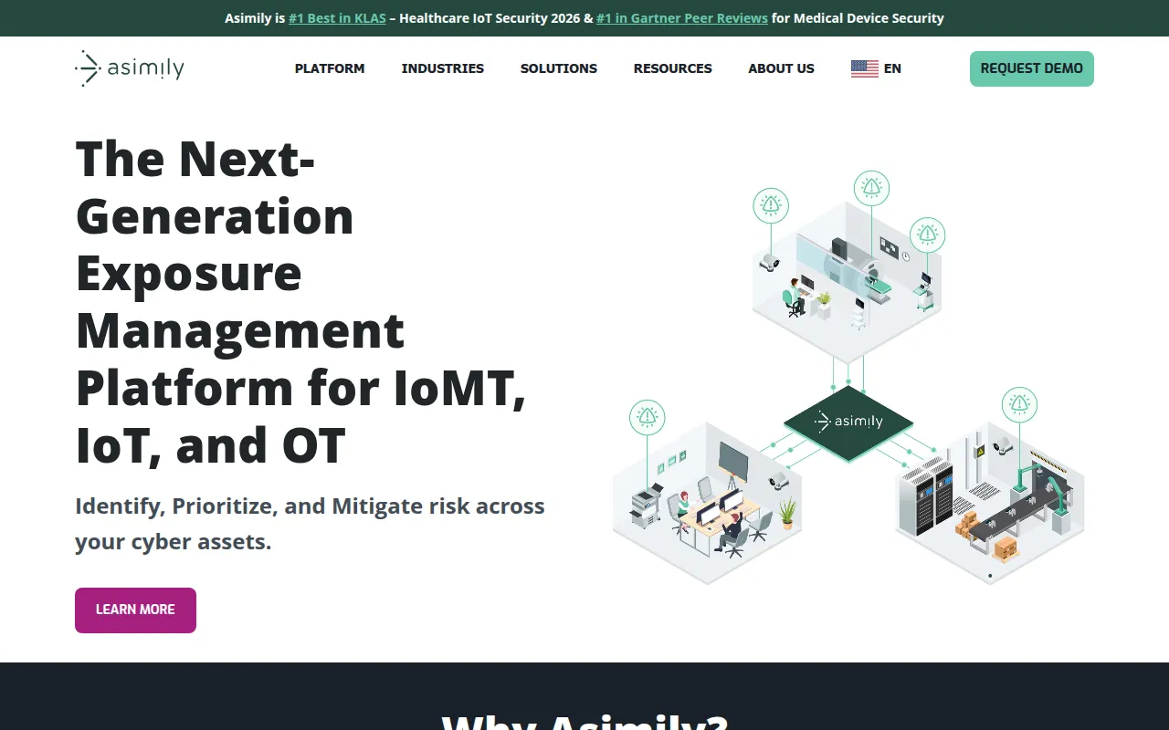 asimily insight software interface screenshot