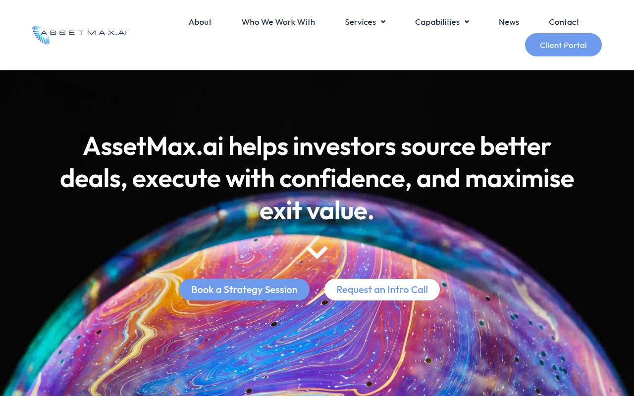 assetmax software interface screenshot
