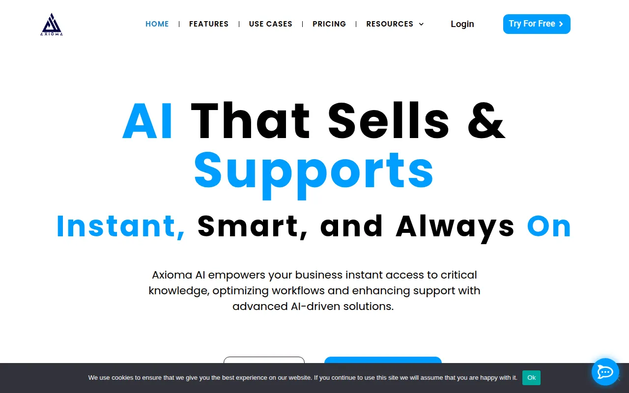 axioma bot software interface screenshot