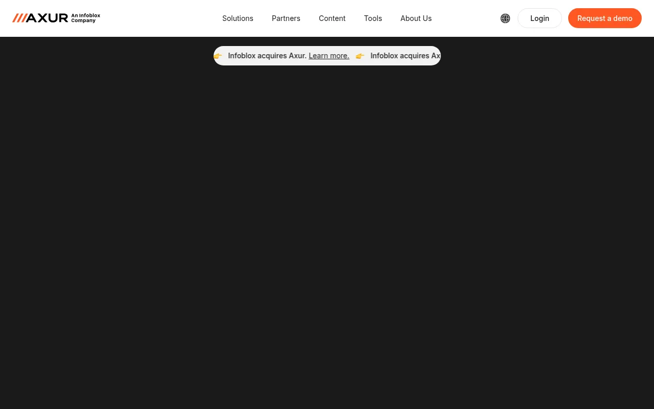 axur one software interface screenshot