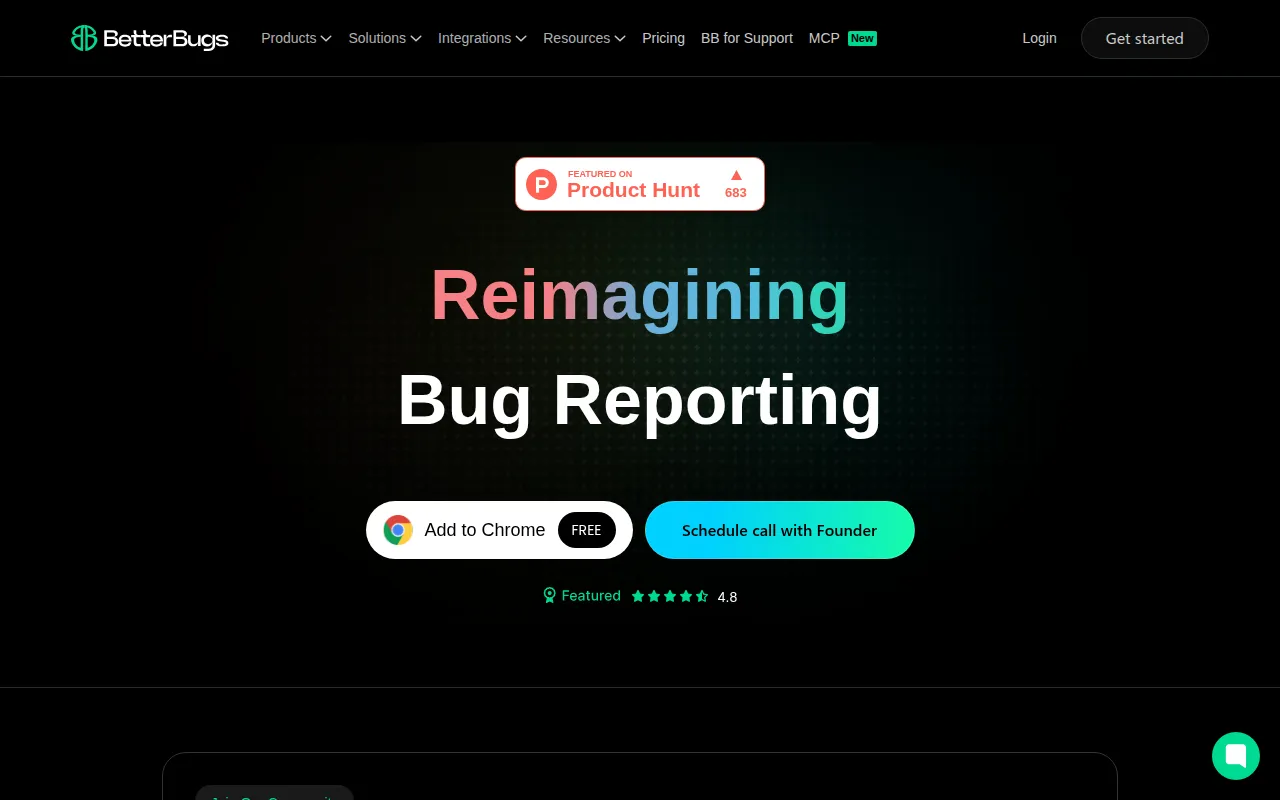 betterbugs software interface screenshot