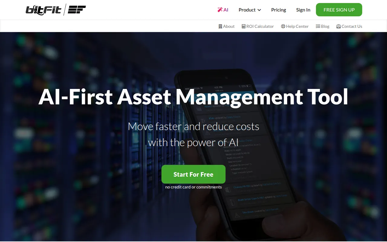 bitfit software interface screenshot