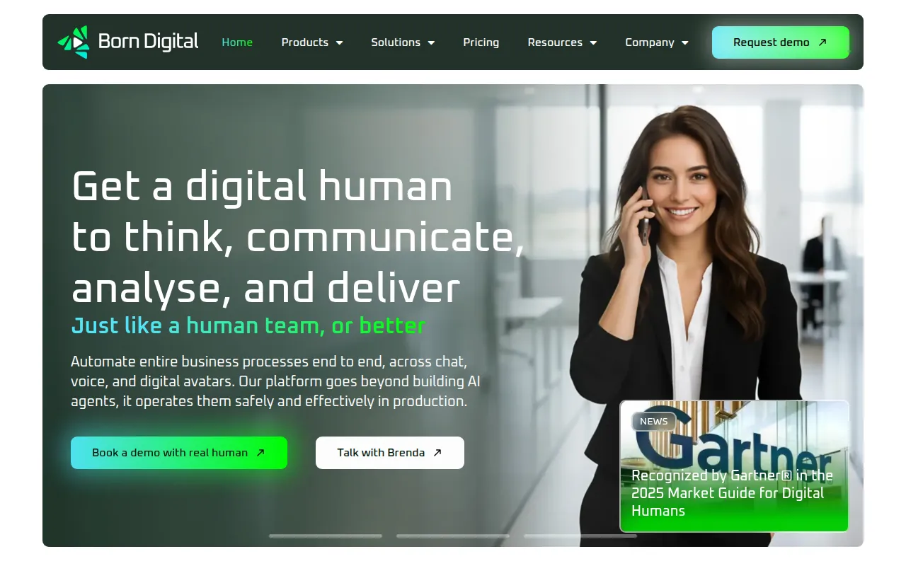born digital software interface screenshot