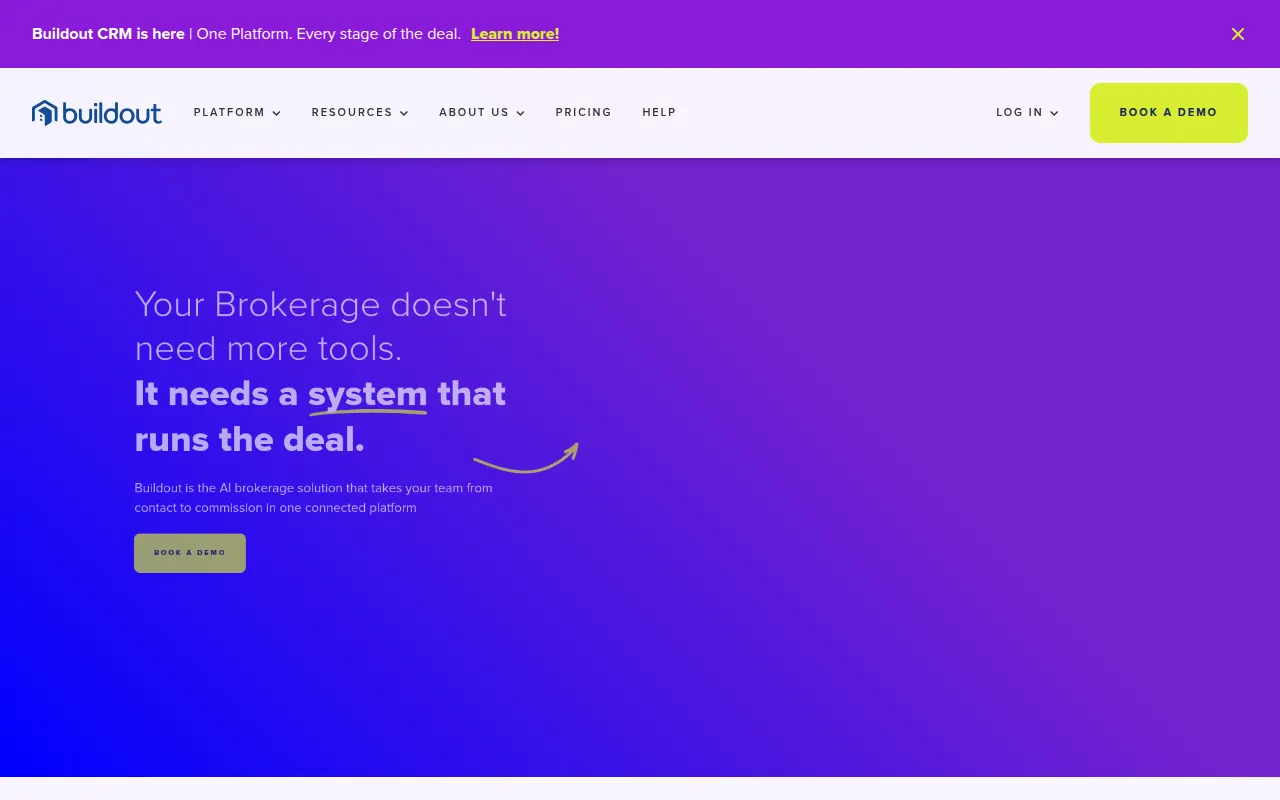 buildout software interface screenshot