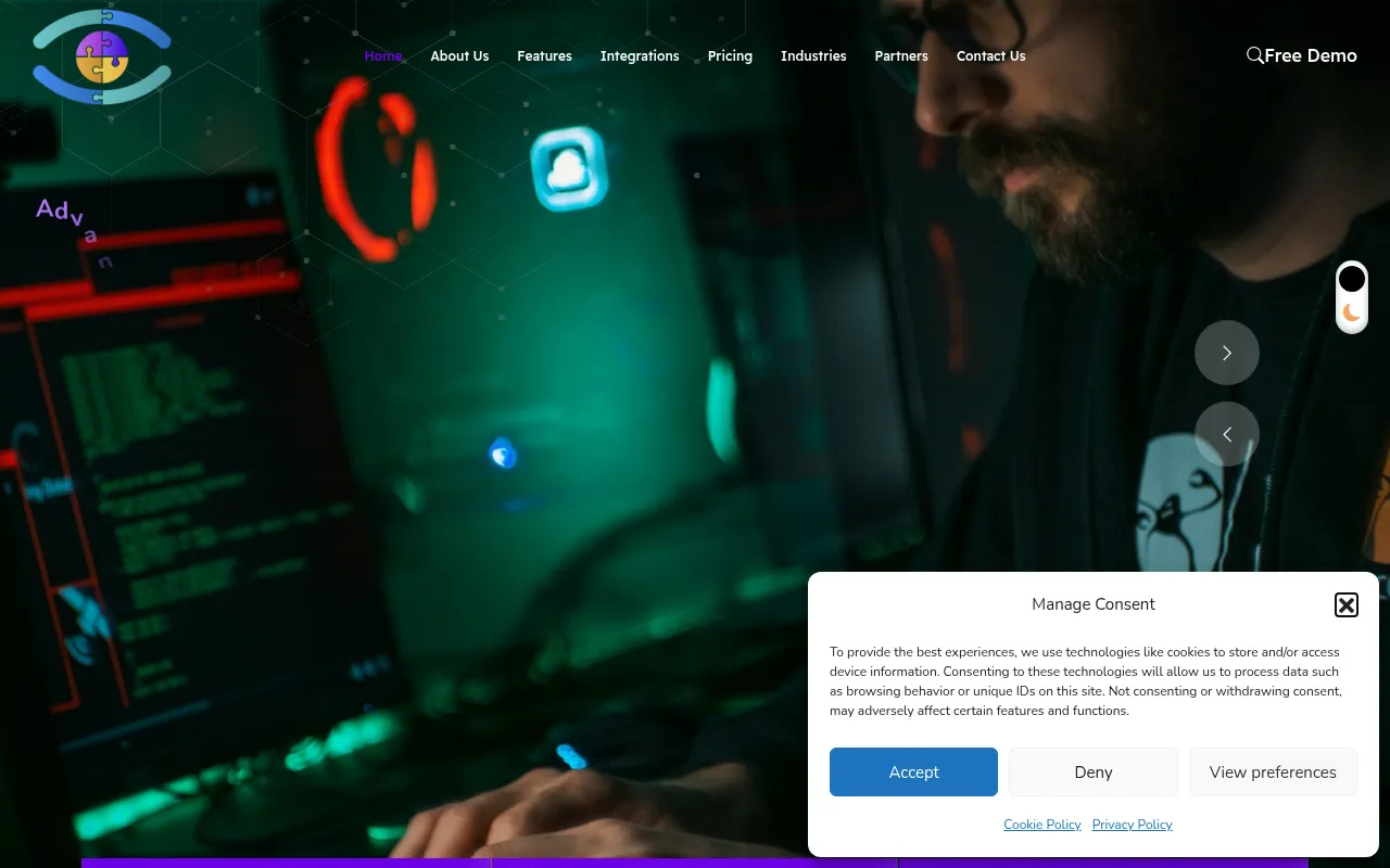 centraleyezer software interface screenshot