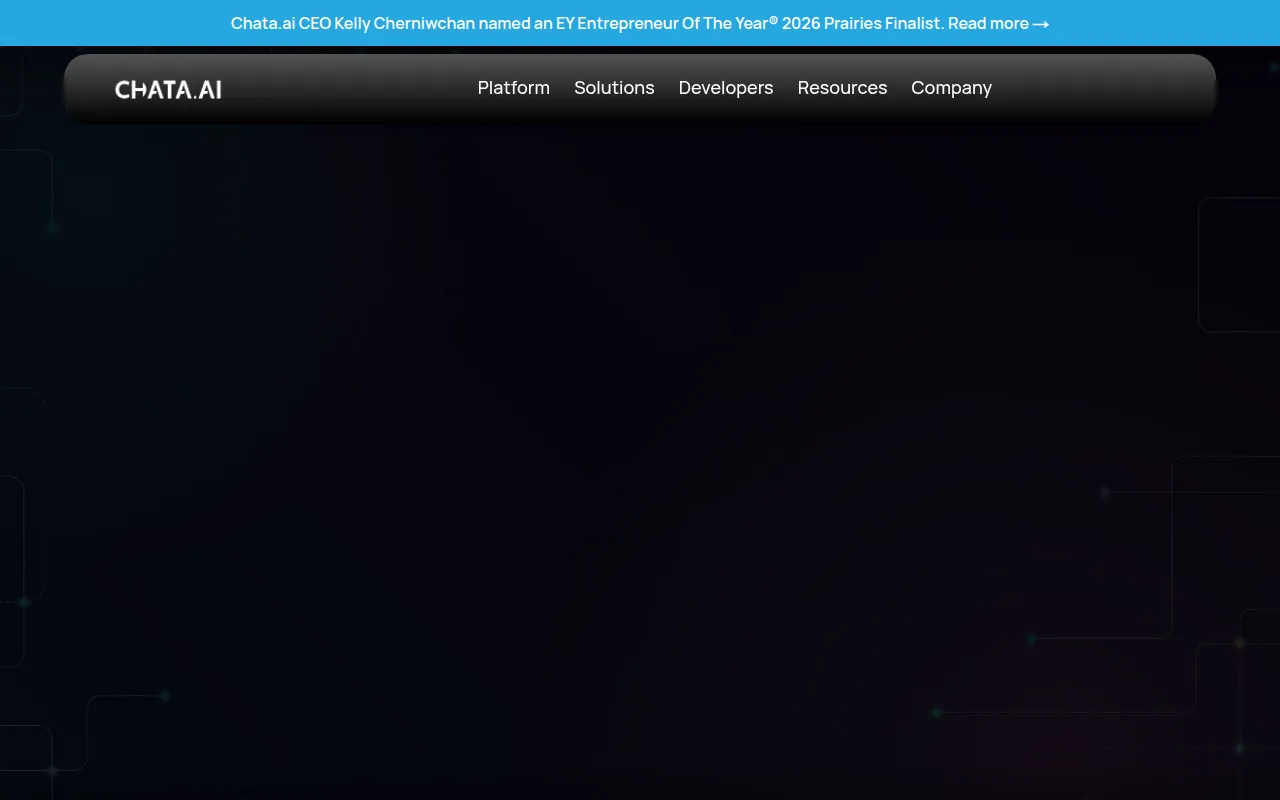 chata ai software interface screenshot