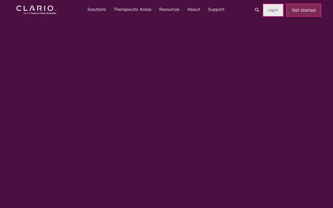 clario software interface screenshot