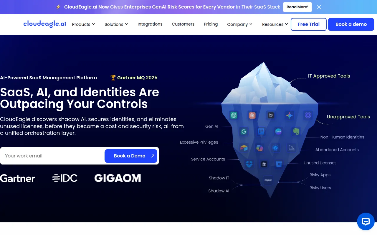 cloudeagle software interface screenshot