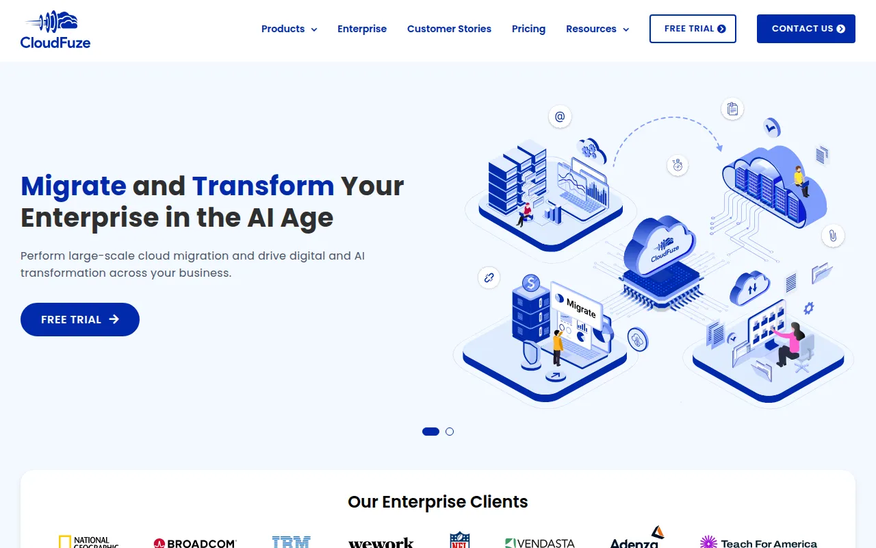 cloudfuze software interface screenshot