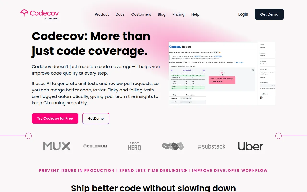 codecov software interface screenshot