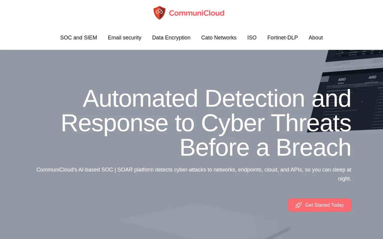 communicloud software interface screenshot