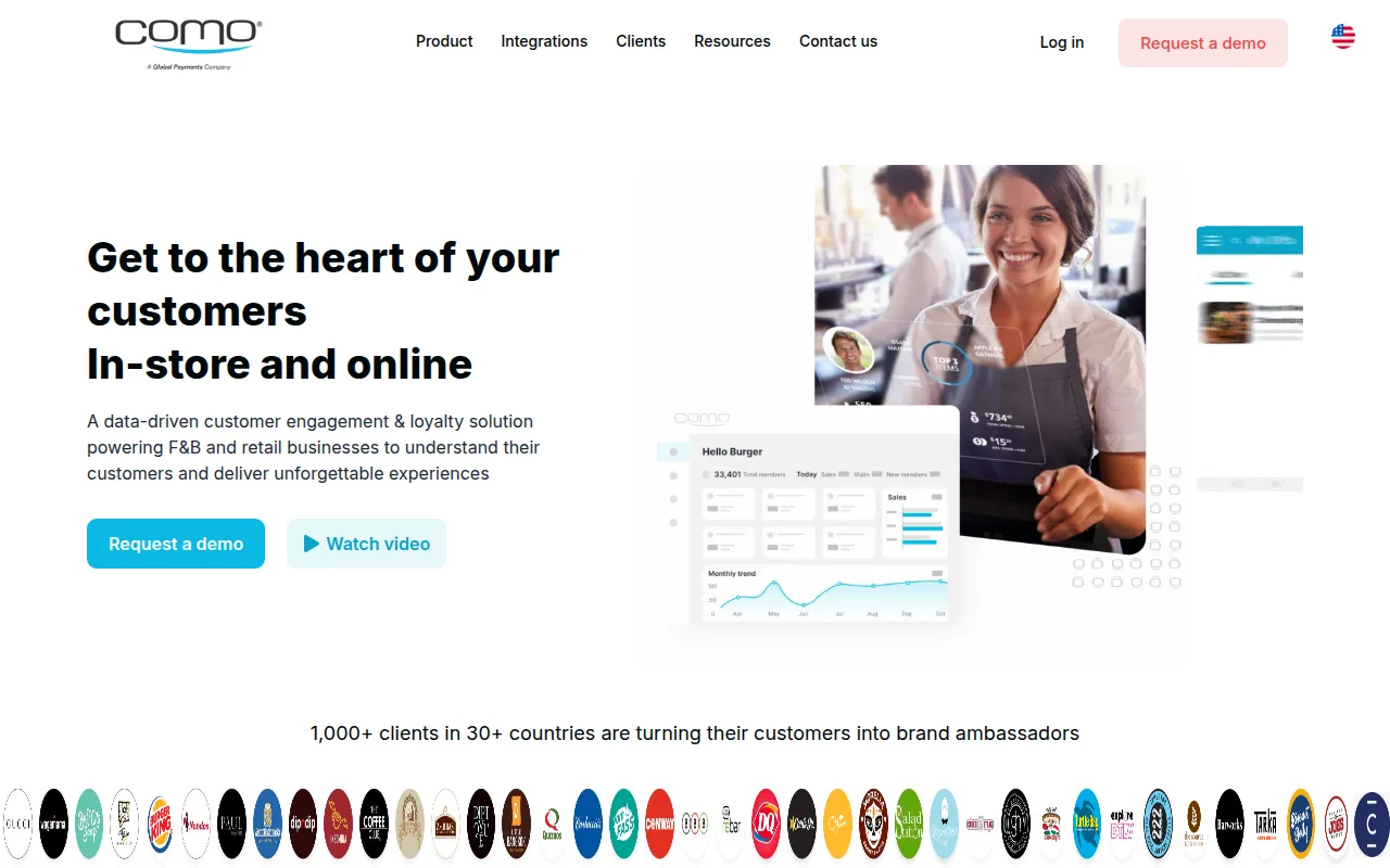 como sense software interface screenshot