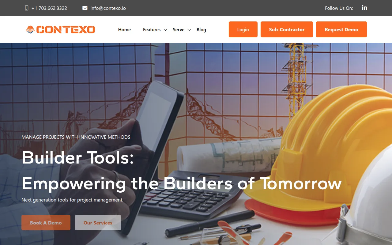 Contexo software interface screenshot