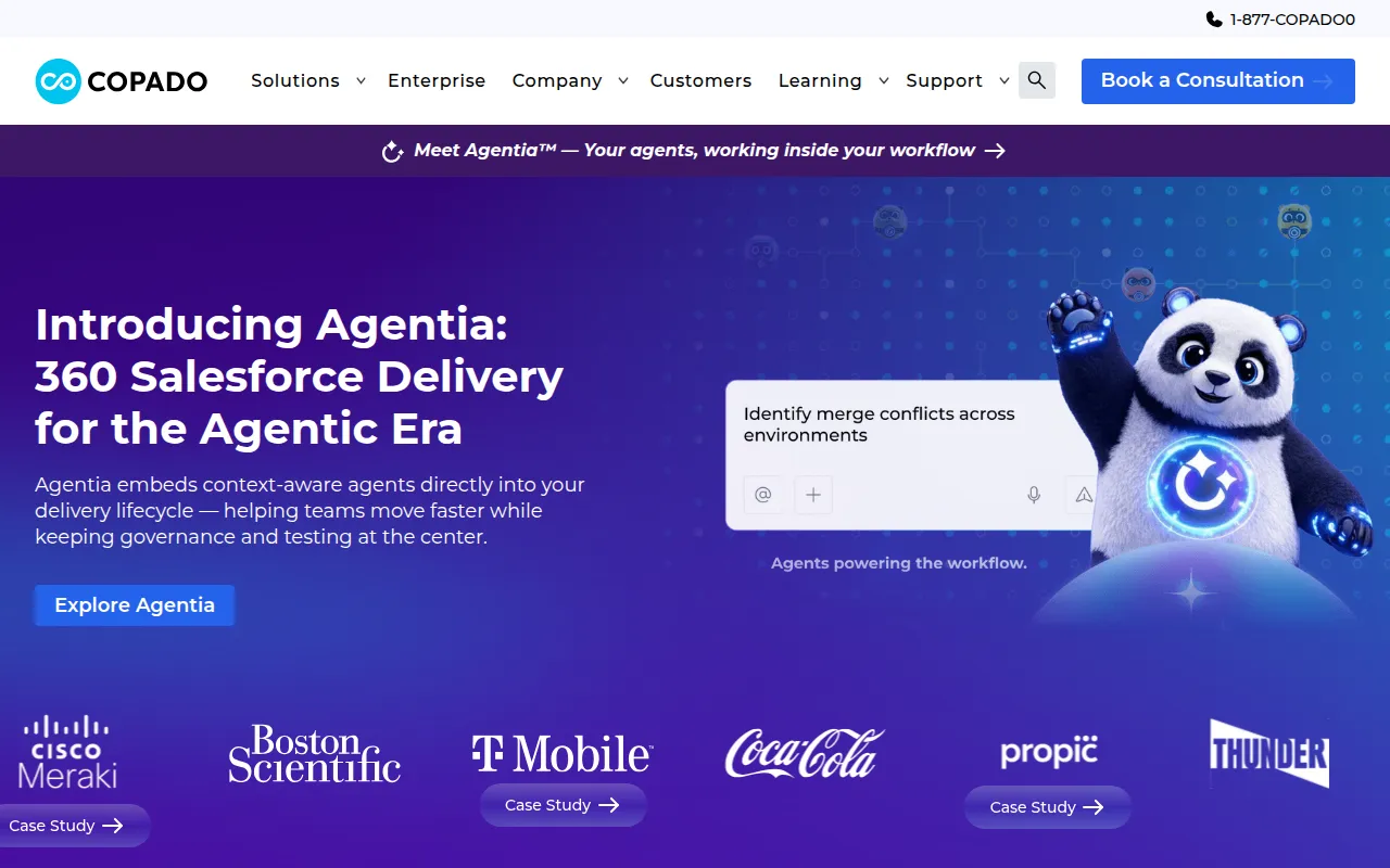 copado software interface screenshot