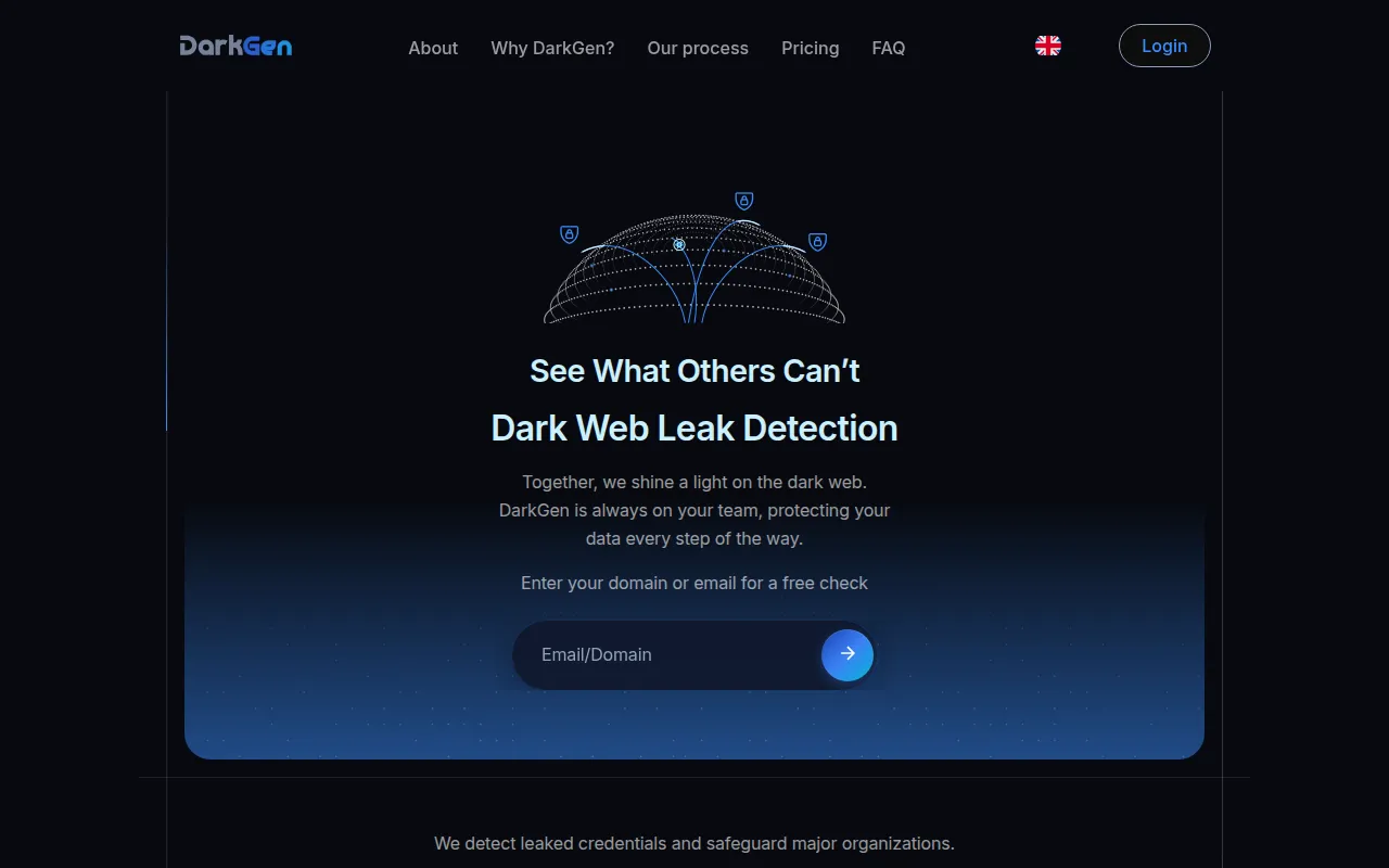 DarkGen software interface screenshot
