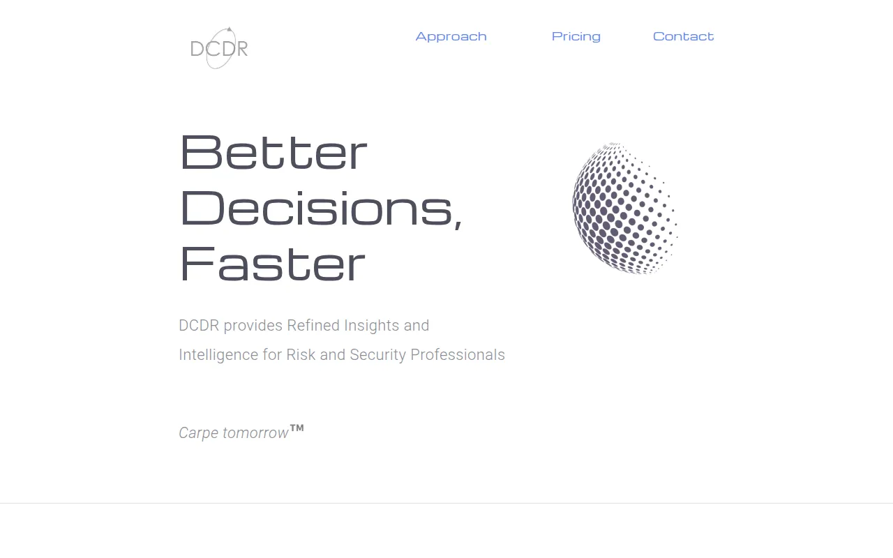 dcdr software interface screenshot