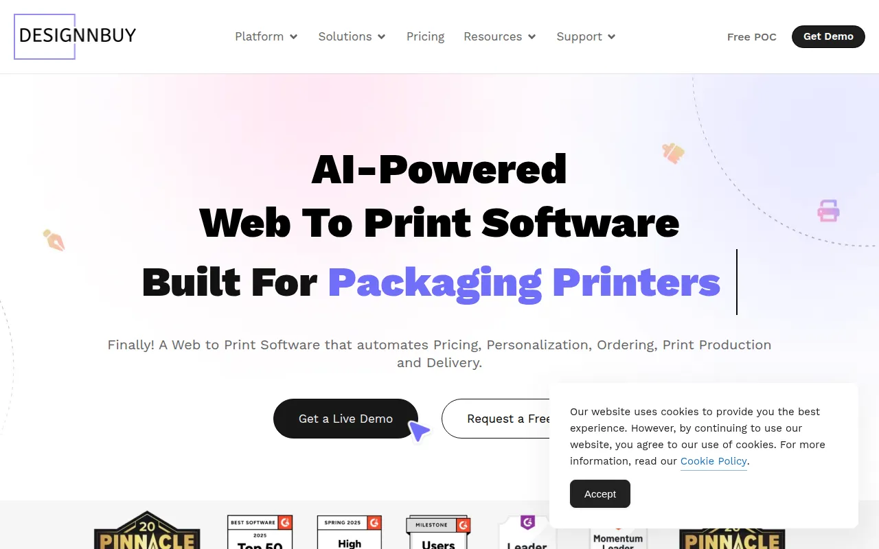DesignNBuy software interface screenshot