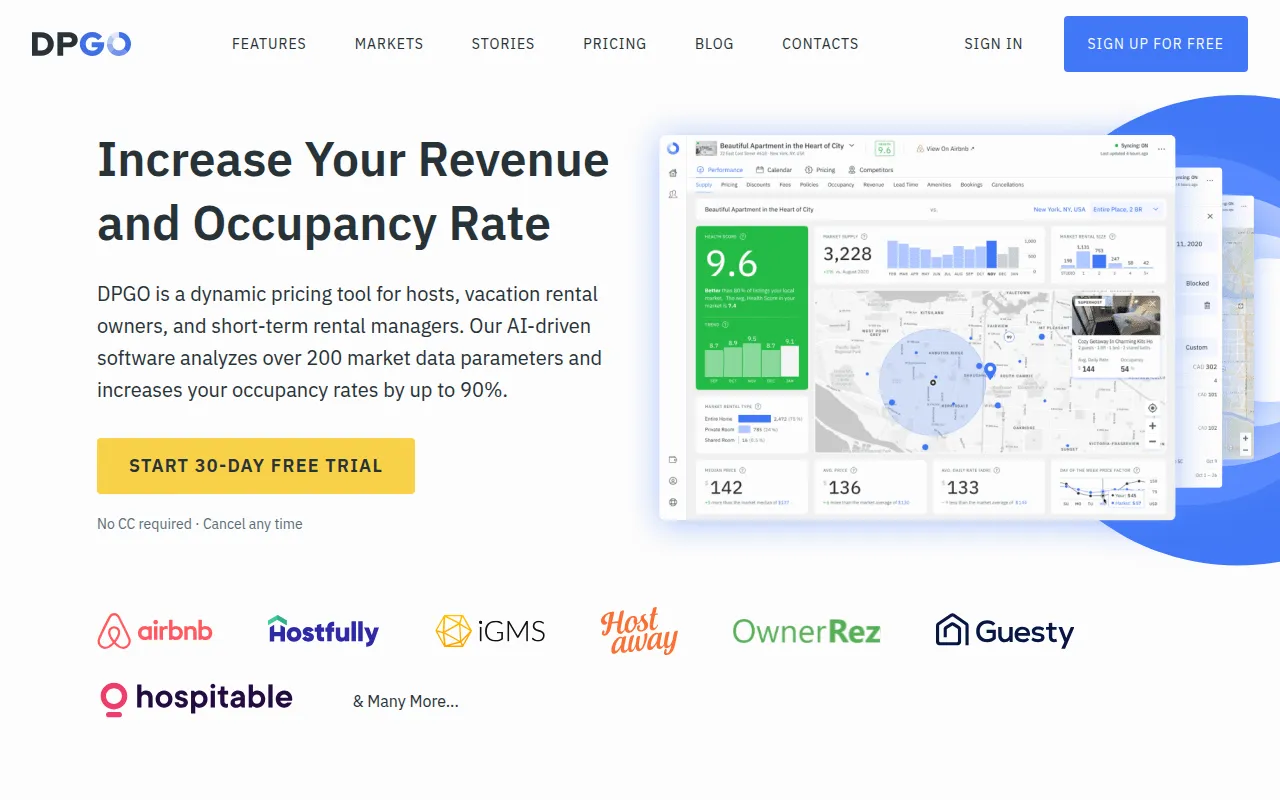 dpgo software interface screenshot