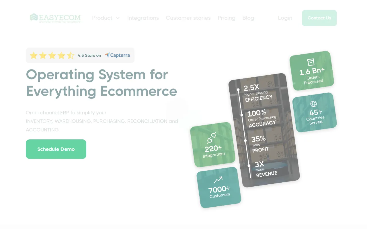 easyecom software interface screenshot
