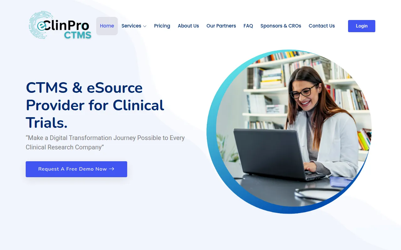eclinpro software interface screenshot