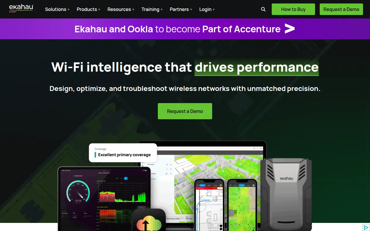 ekahau pro software interface screenshot