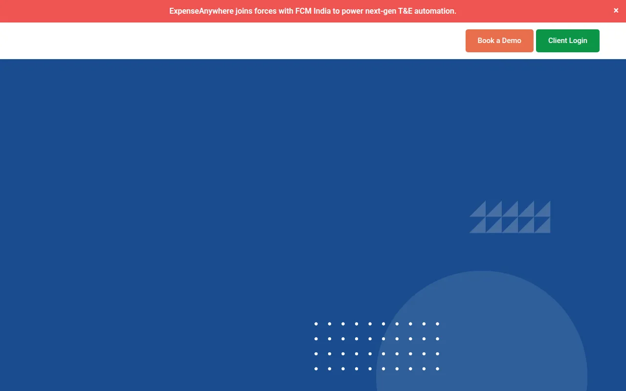 expenseanywhere software interface screenshot