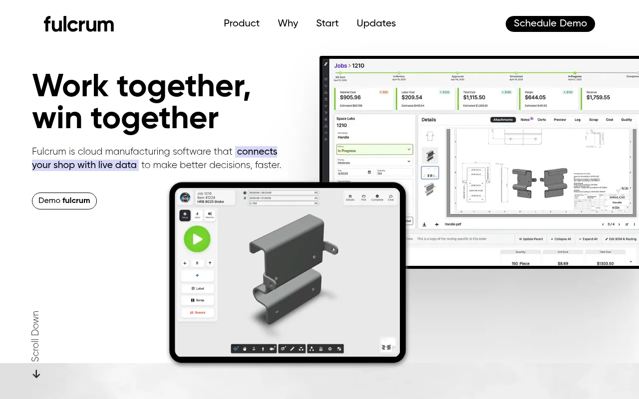 fulcrum pro software interface screenshot