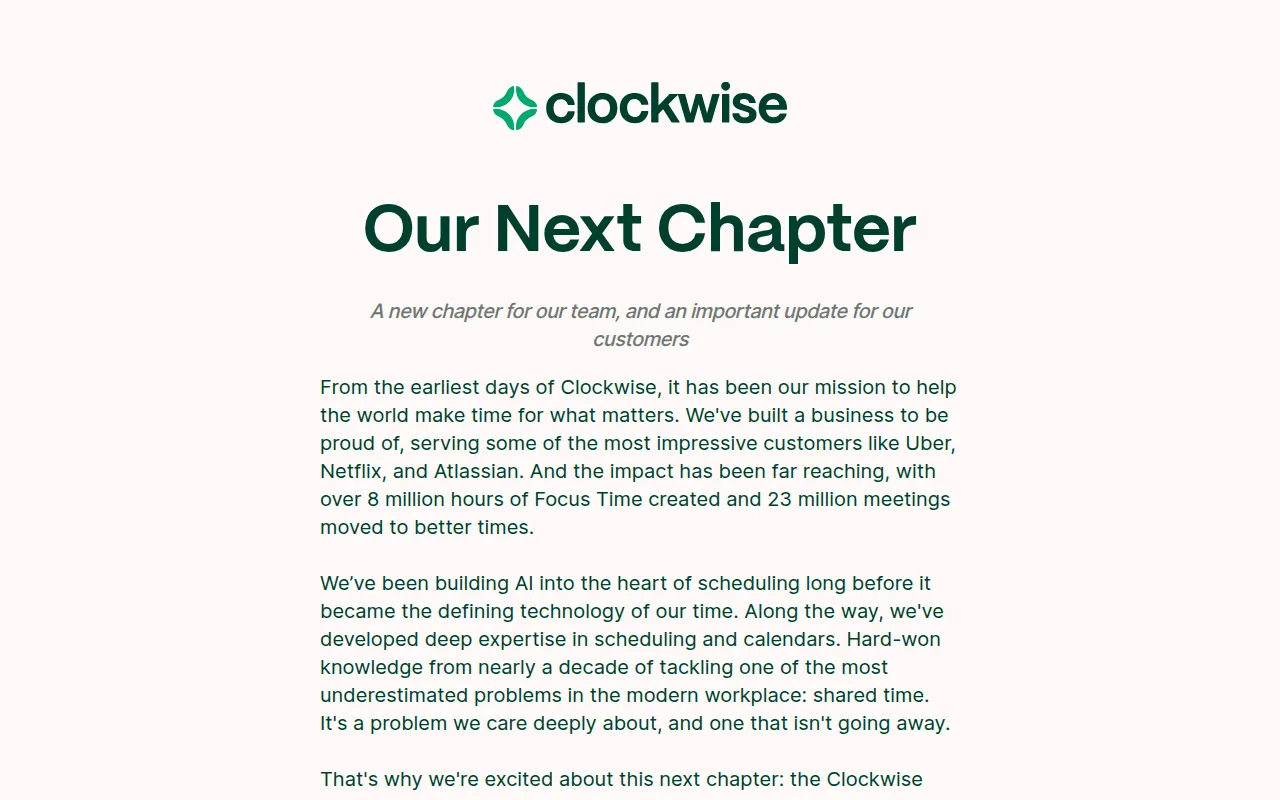 Clockwise software interface screenshot