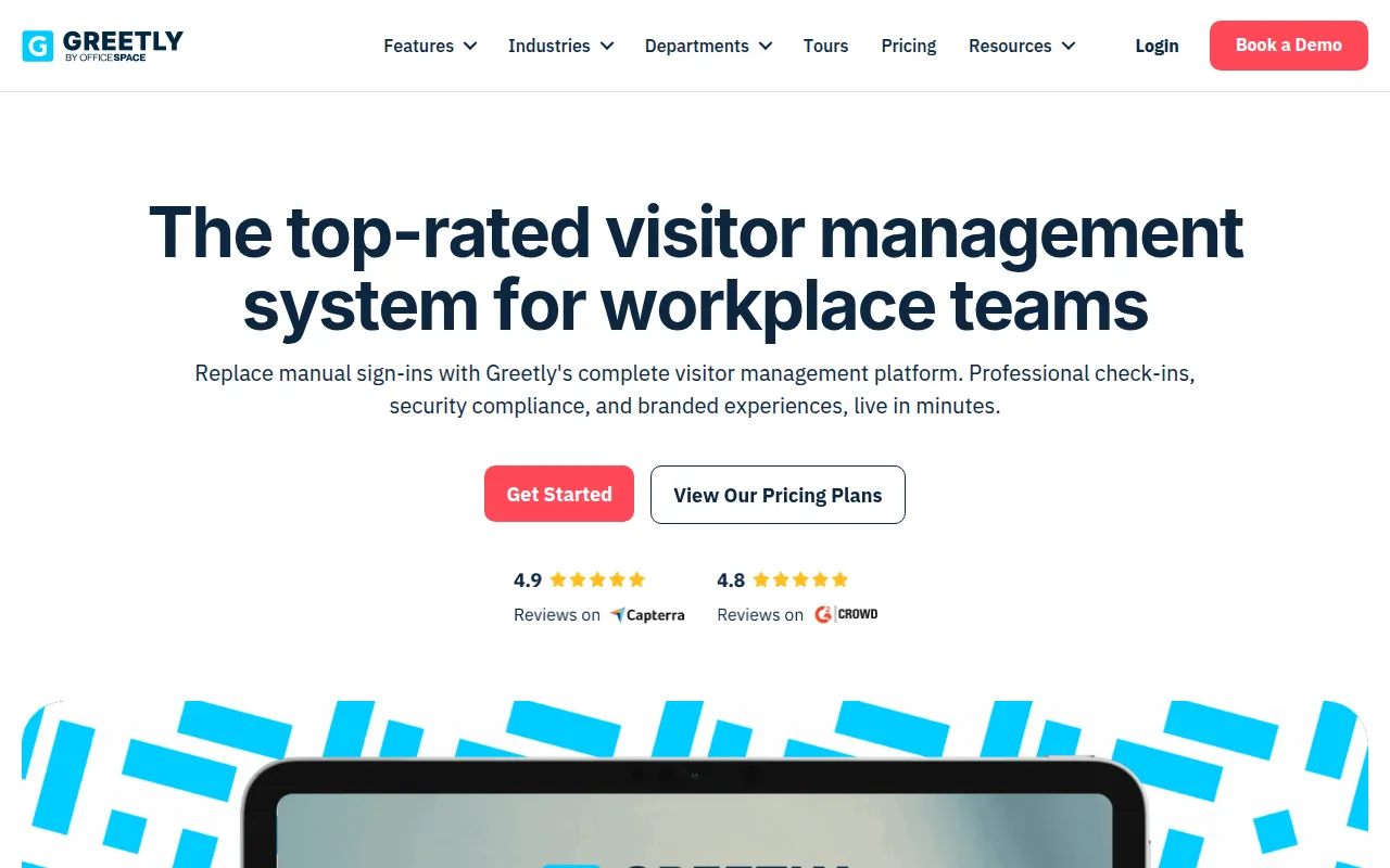Greetly software interface screenshot