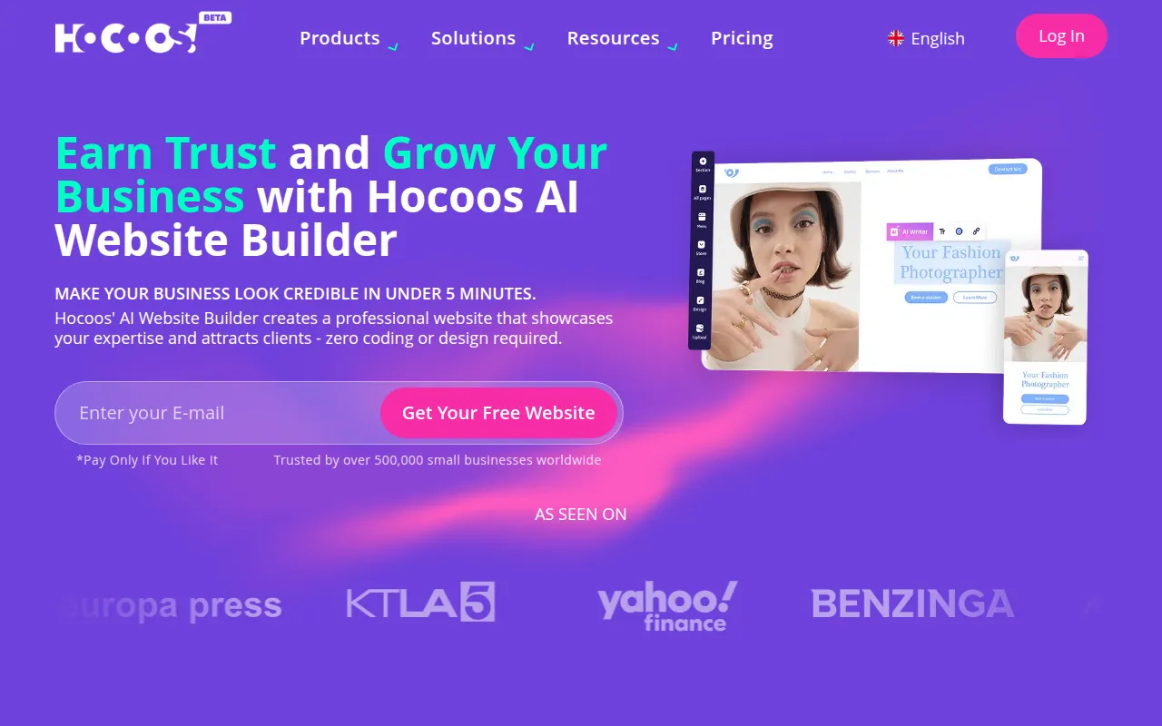 Hocoos tools software interface screenshot