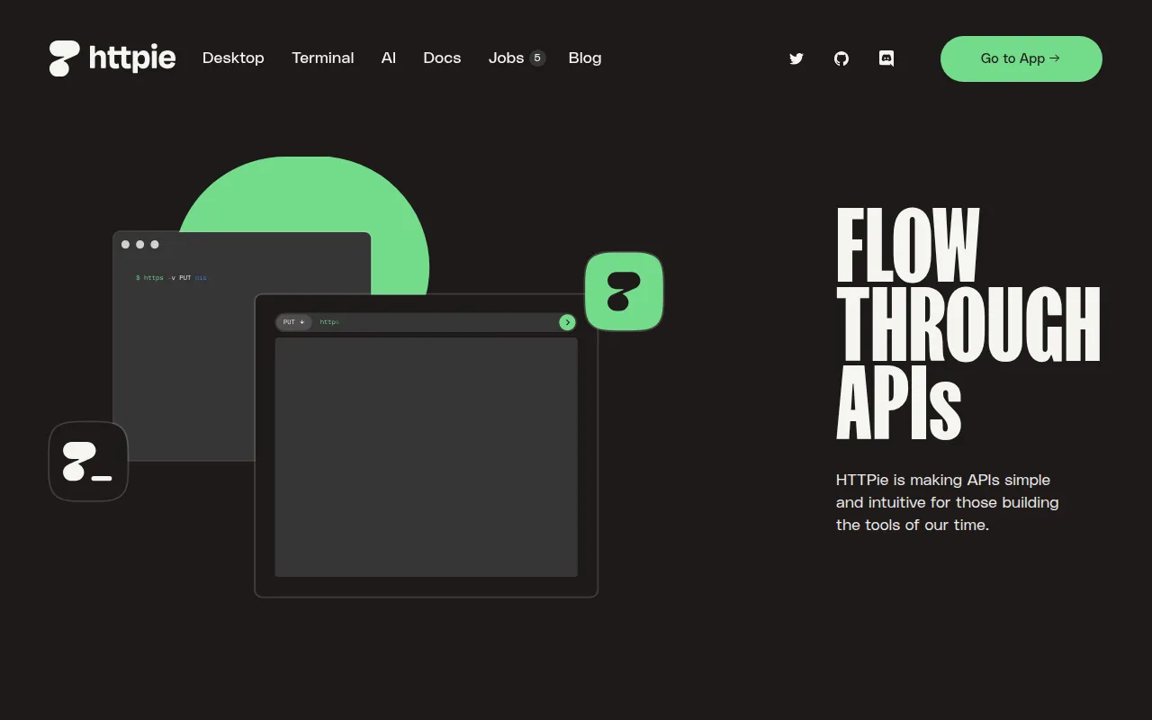 HTTPie AI software interface screenshot