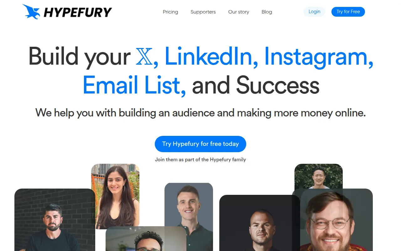 hypefury software interface screenshot