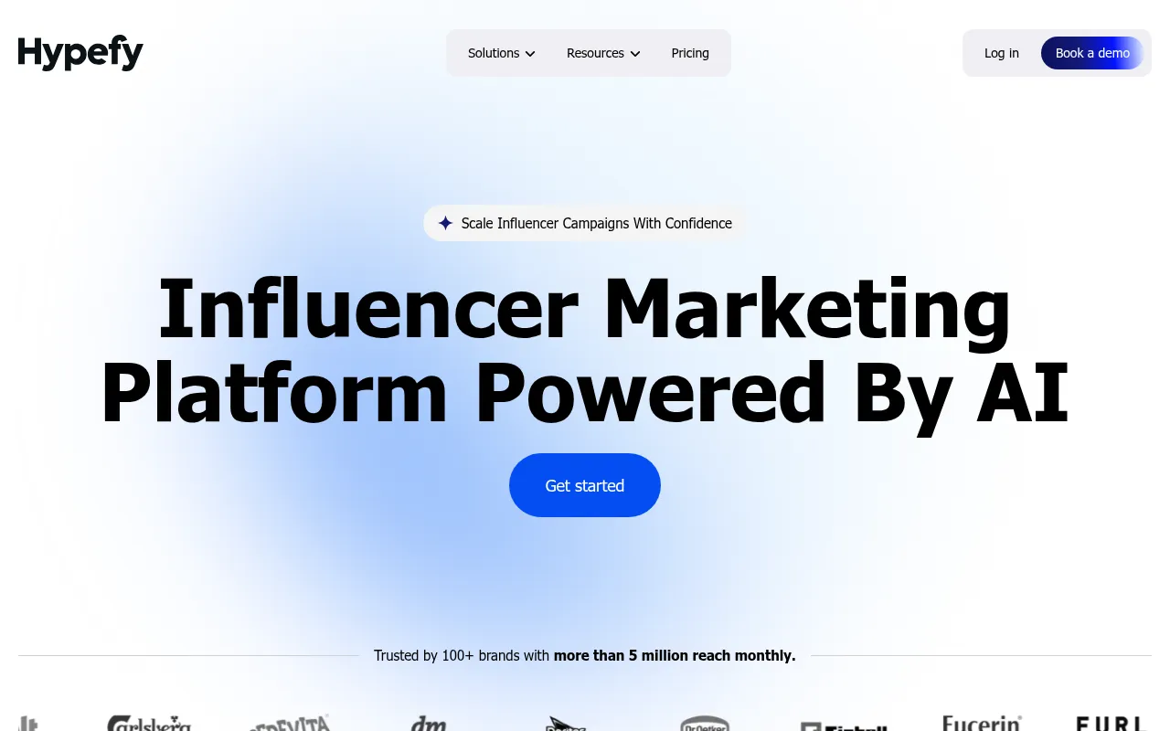 Hypefy software interface screenshot