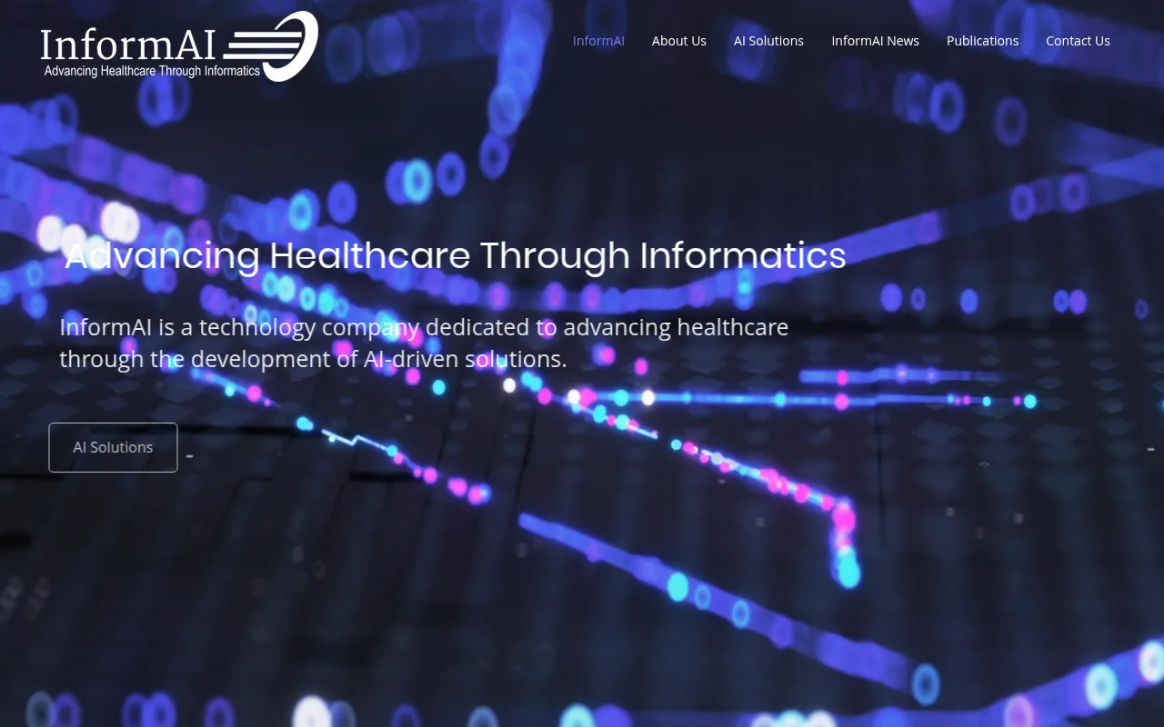 Inform AI software interface screenshot