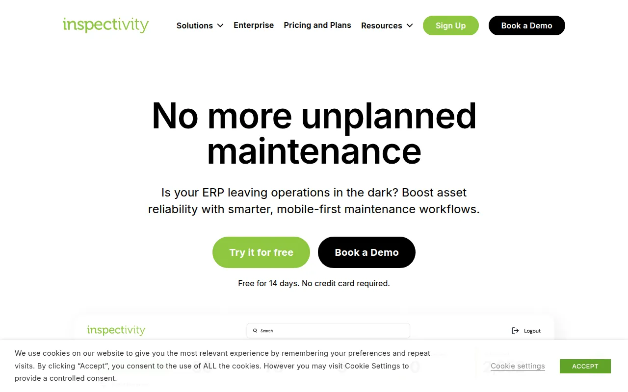 inspectivity software interface screenshot