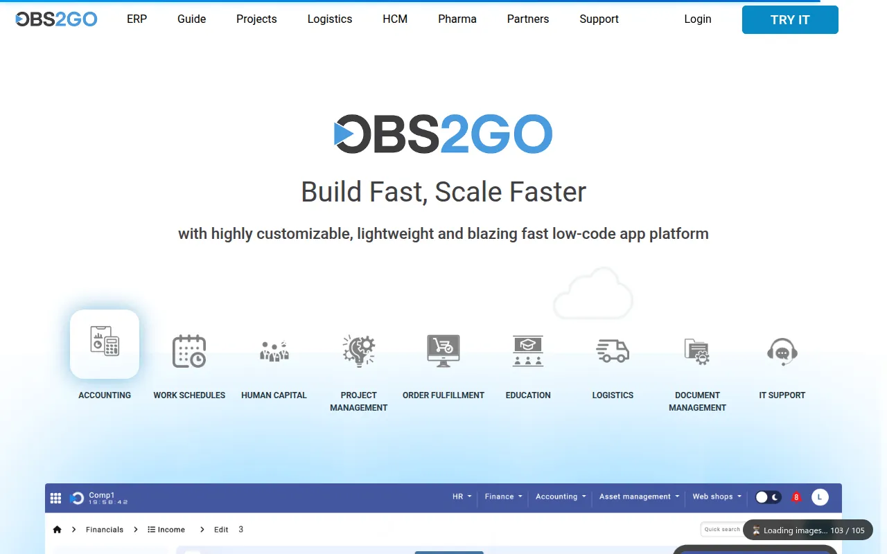 obs2go software interface screenshot