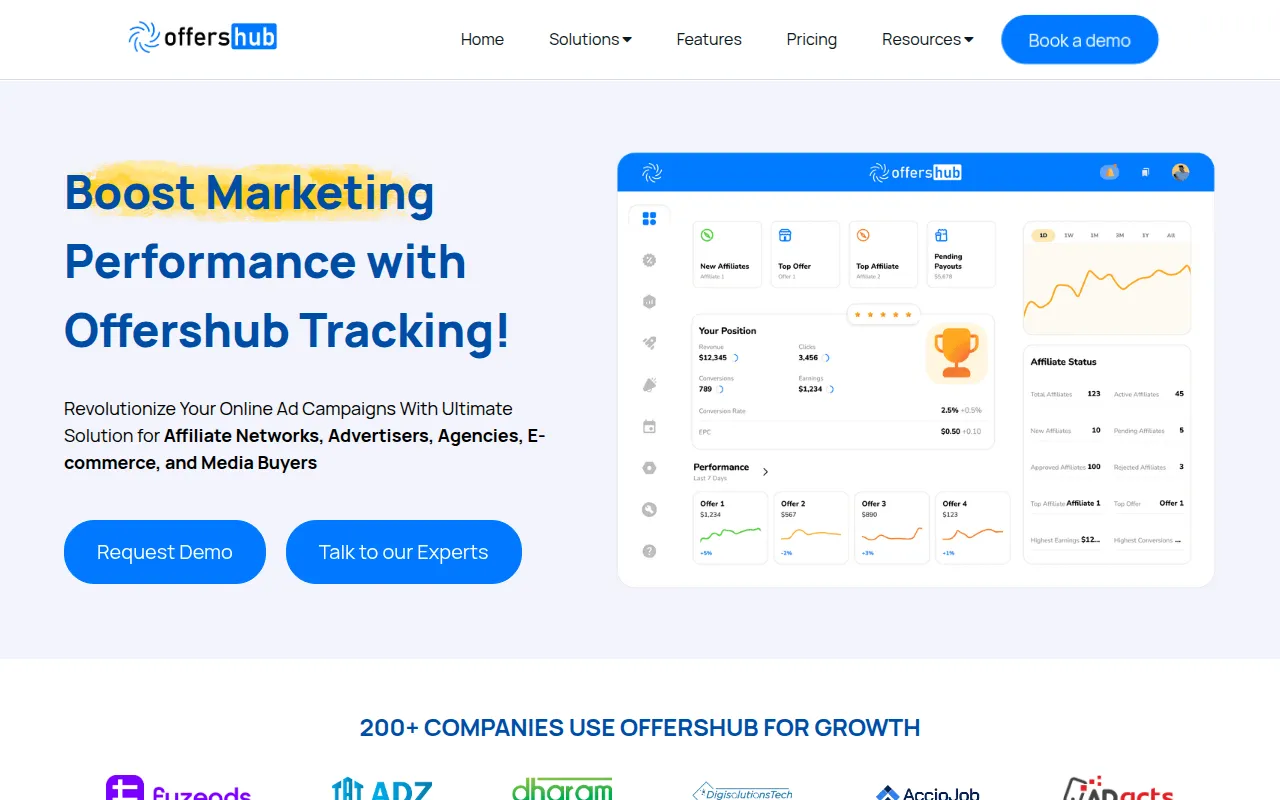 offershub software interface screenshot
