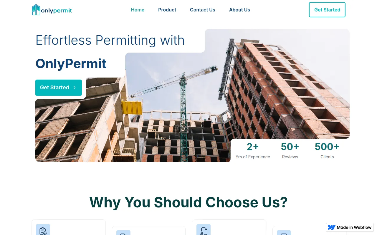 OnlyPermit software interface screenshot