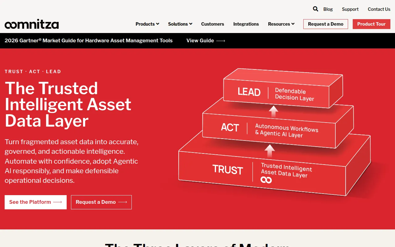 oomnitza software interface screenshot
