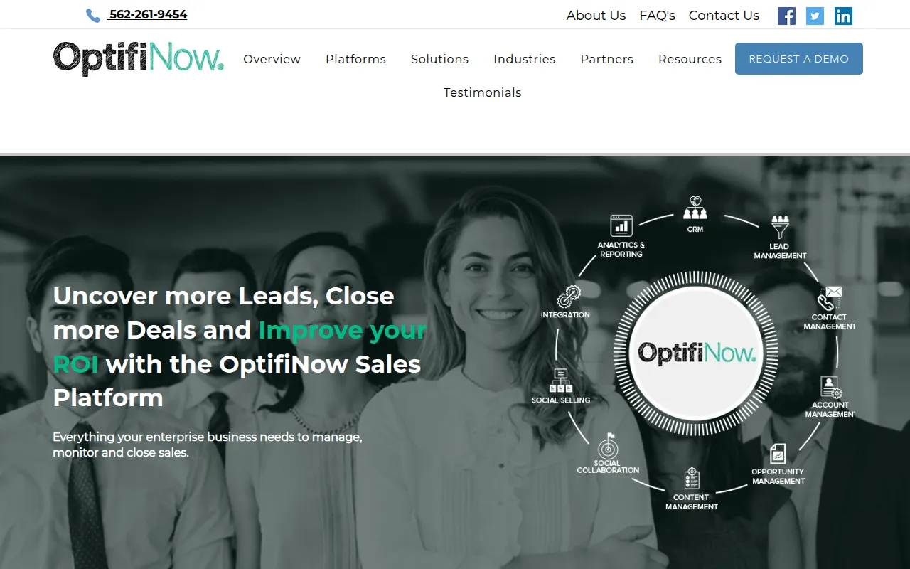optifinow software interface screenshot